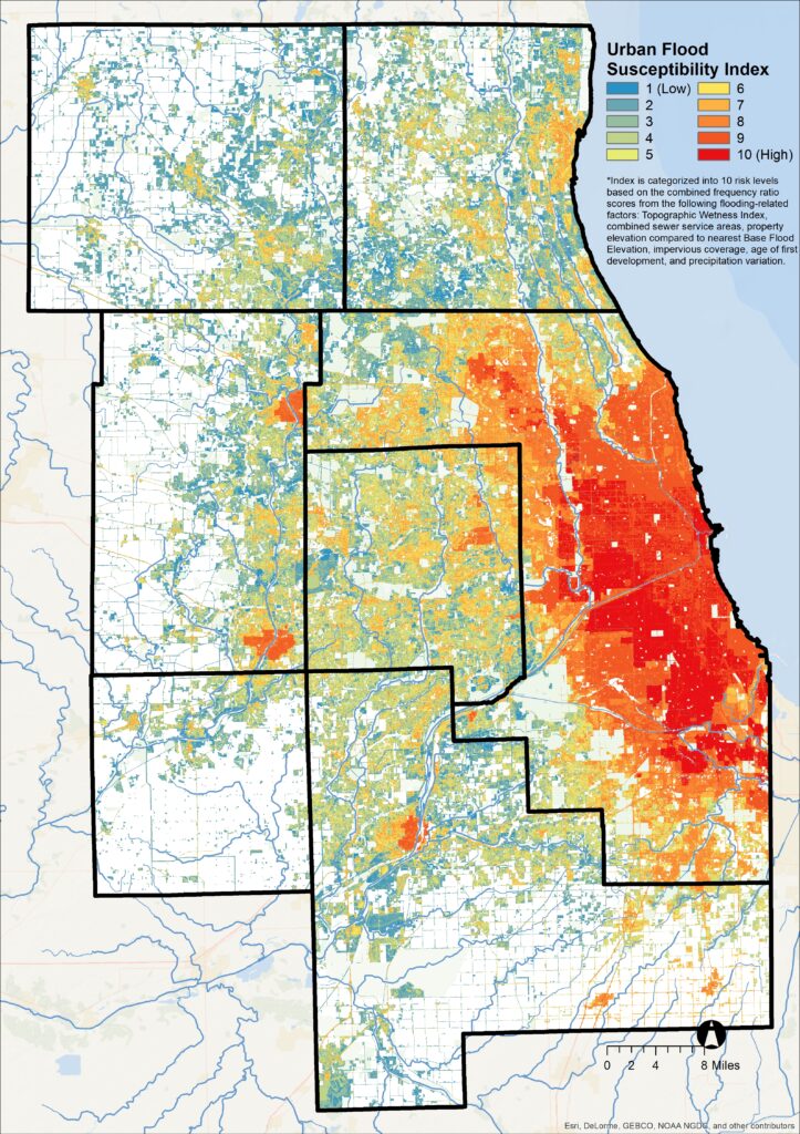 Chicago Neighborhoods Their Flooding Levels