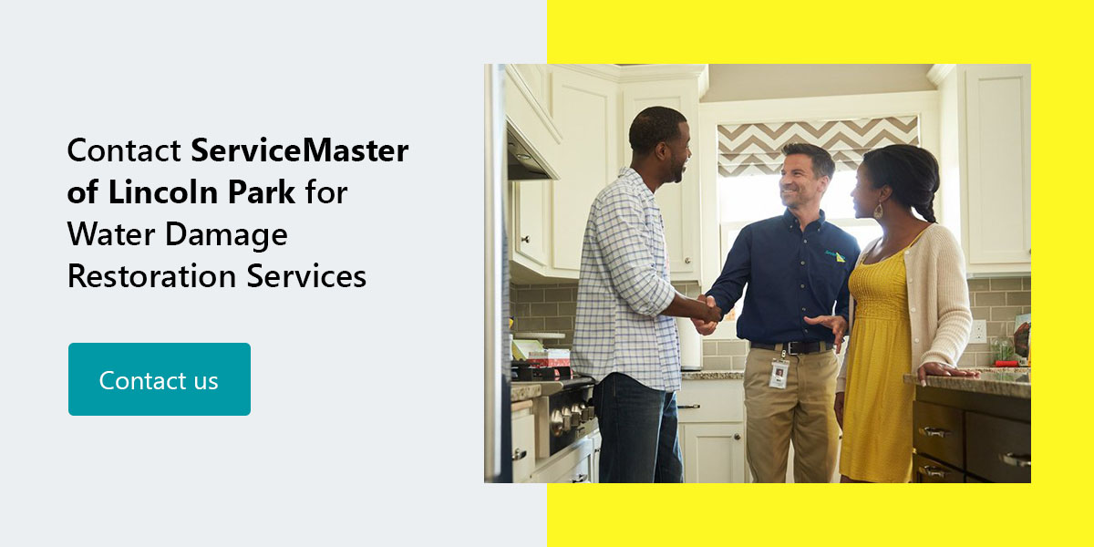 Contact ServiceMaster of Lincoln Park for Water Damage Restoration Services